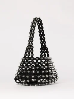 Borsa Rex Alexander Wang in pelle traforata con borchie all over