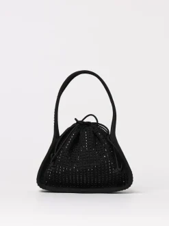 Borsa Ryan Alexander Wang in nylon con strass all over