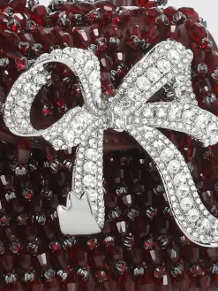 Borsa Self-Portrait con cristalli bow