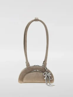 Borsa Self-Portrait in camoscio