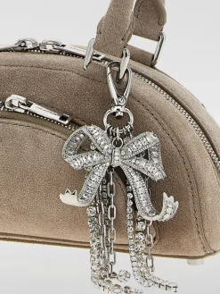 Borsa Self-Portrait in camoscio