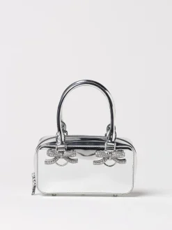 Borsa Self-Portrait in vernice laminata