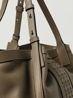 Borsa Serapian in pelle a grana