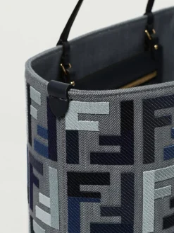 Borsa Shopper in canvas Roll Large Fendi