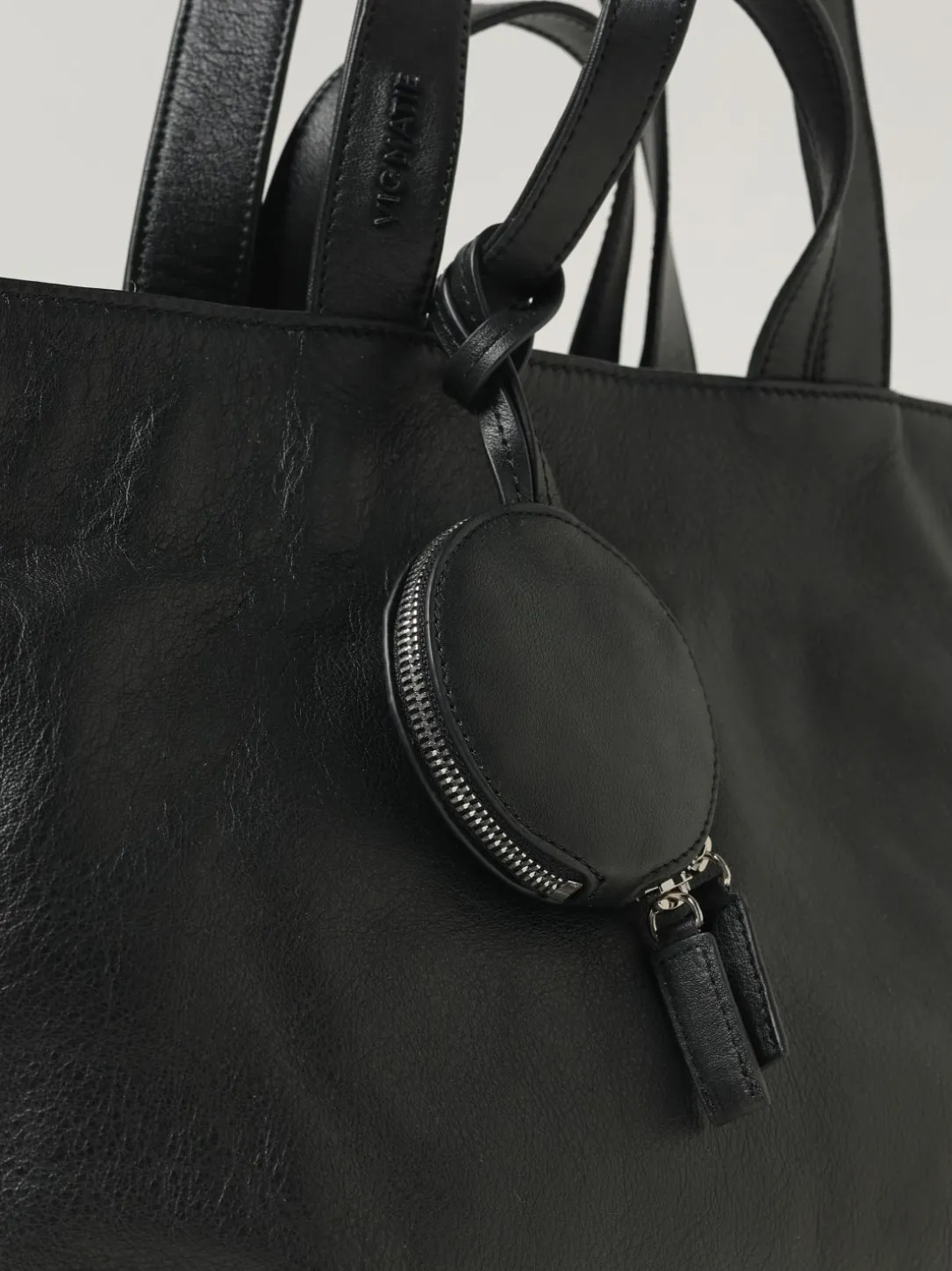 Borsa shopper in pelle di vitello Vic Matiè