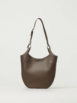 Borsa Shopping bag L Le Foulonné Longchamp in pelle a grana