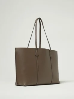 Borsa Shopping Perry Tory Burch in pelle a micro grana