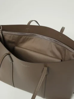 Borsa Shopping Perry Tory Burch in pelle a micro grana