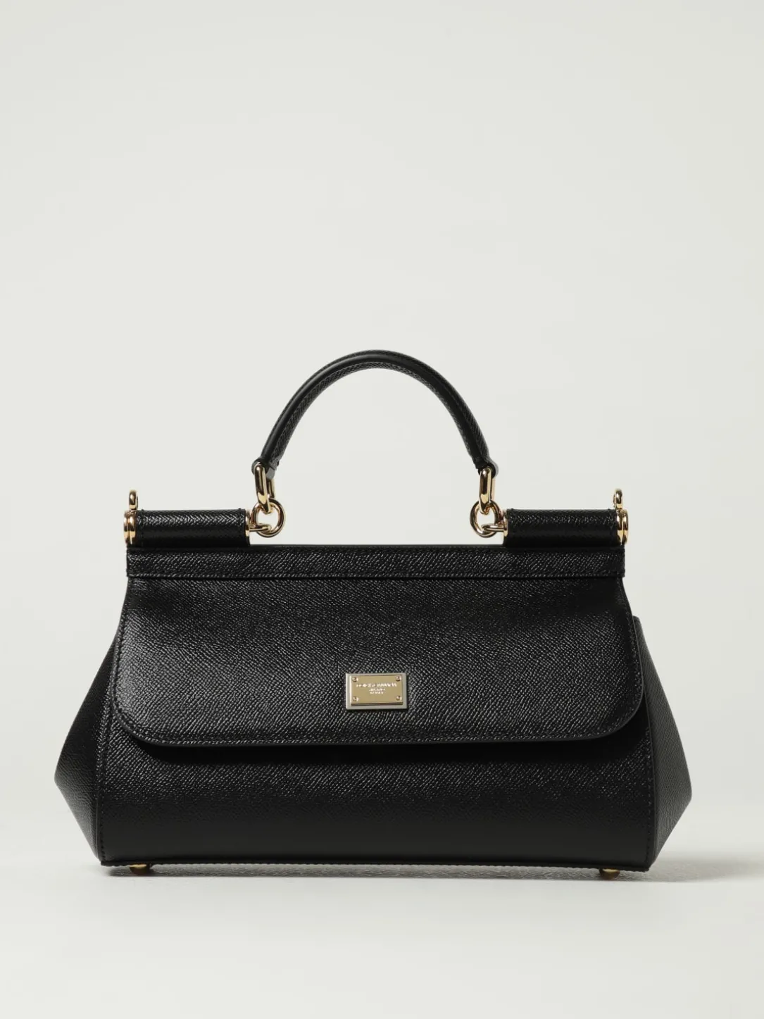 Borsa Sicily in pelle saffiano Dolce & Gabbana