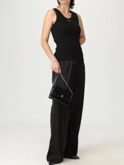 Borsa Skull McQueen in pelle palmellata