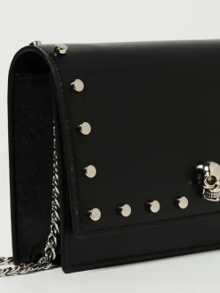 Borsa Skull McQueen in pelle palmellata