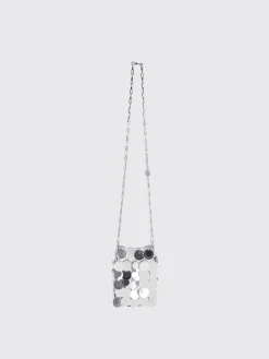 Borsa Sparkle Mini Rabanne in paillettes
