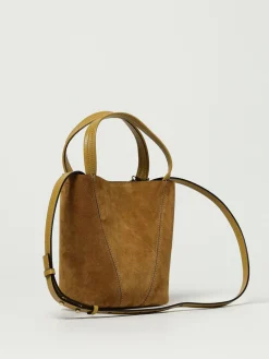 Borsa Spin Mini Chloé in camoscio