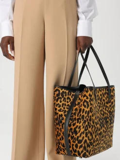 Borsa Stella McCartney in tessuto con motivo animalier jacquard