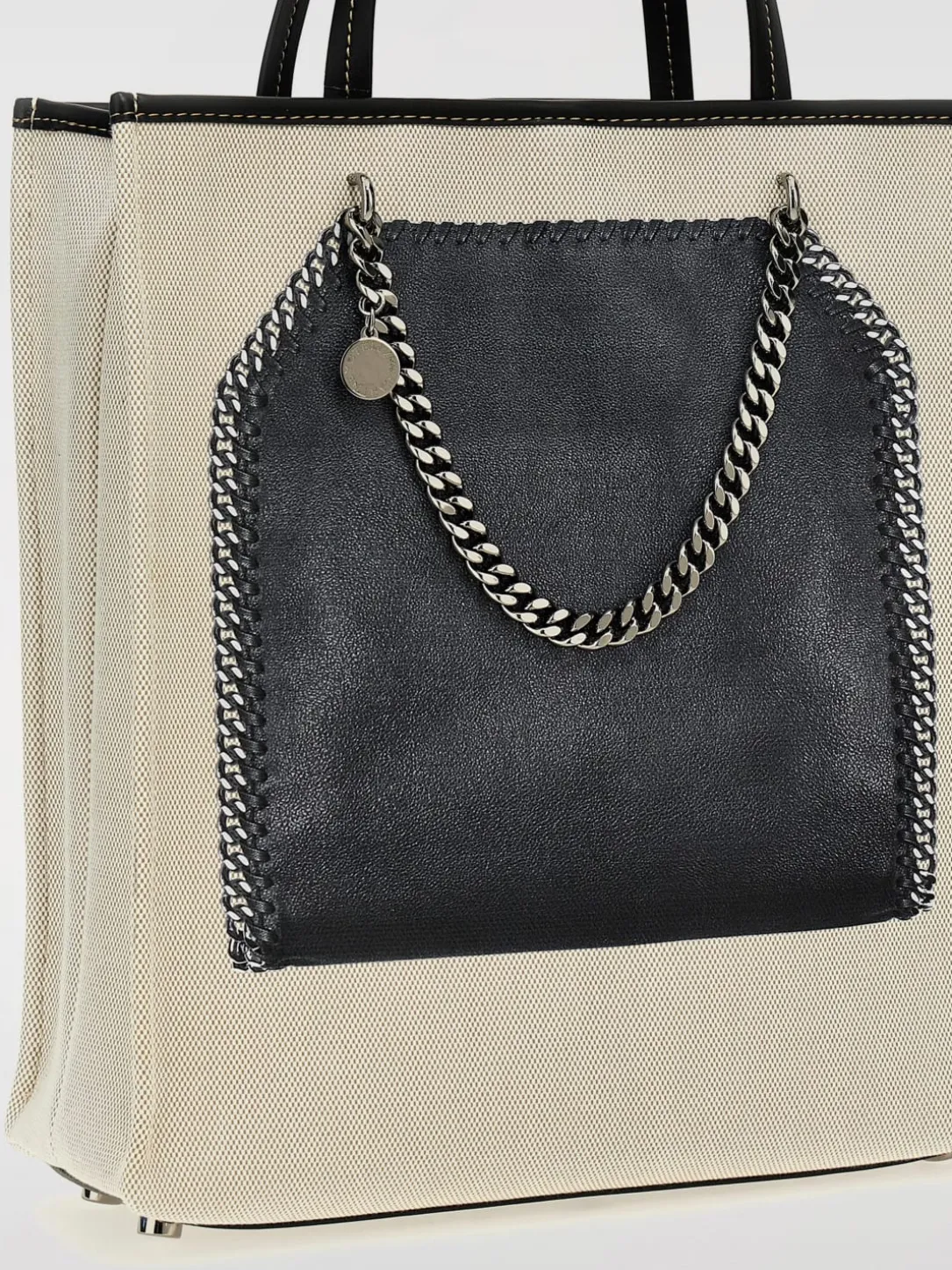 Borsa Stella McCartney in canvas e pelle sintetica