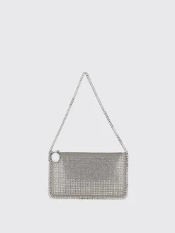 Borsa Stella McCartney in camoscio sintetico con strass all over