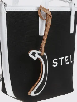 Borsa Stella McCartney in àbaca e pelle sintetica