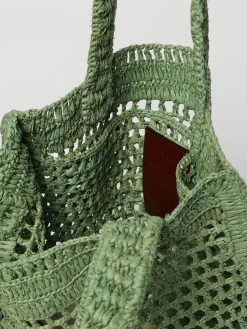 Borsa Summer Banana Chloè in rafia crochet