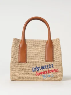 Borsa Summer Lovers Dsquared2 in rafia crochet