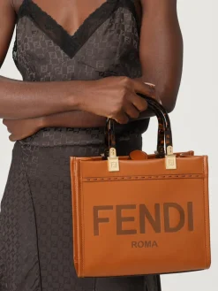 Borsa Sunshine Small Fendi in pelle