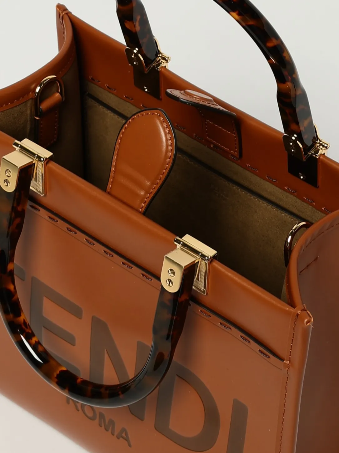 Borsa Sunshine Small Fendi in pelle