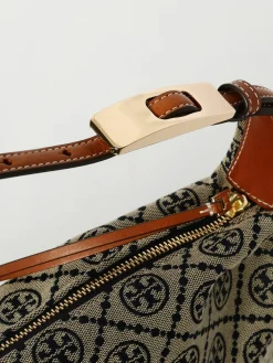 Borsa T Monogram Balloon Tory Burch in canvas jacquard