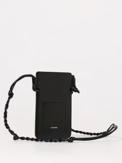 Borsa Tangle Phone Bag Jil Sander in pelle palmellata