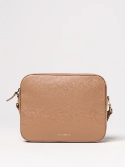 Borsa Tebe Small Coccinelle in pelle a grana