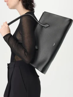 Borsa Teckel AlaÏa in pelle a grana