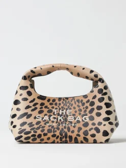 Borsa The Cheetah Sack Bag Marc Jacobs in pelle a grana stampa animalier