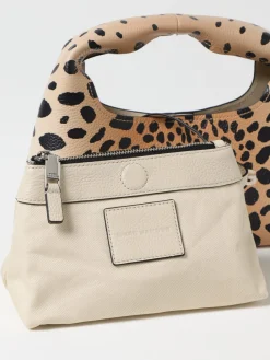 Borsa The Cheetah Sack Bag Marc Jacobs in pelle a grana stampa animalier