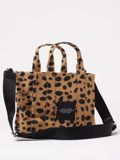 Borsa The Cheetah Tote Bag Marc Jacobs in canvas stampa animalier