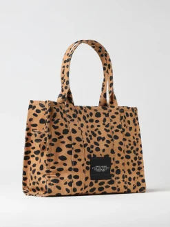 Borsa The Cheetah Tote Bag Marc Jacobs in canvas stampa animalier