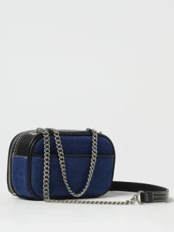 Borsa The Denim Chain Marc Jacobs in denim di cotone e pelle