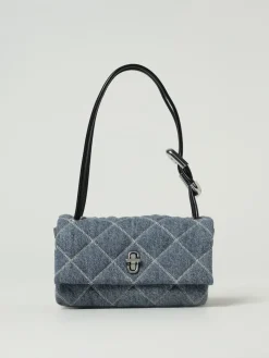 Borsa The Dual Marc Jacobs in denim trapuntato