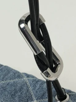 Borsa The Dual Marc Jacobs in denim trapuntato