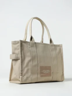 Borsa The Large Tote Bag Marc Jacobs in canvas con logo jacquard