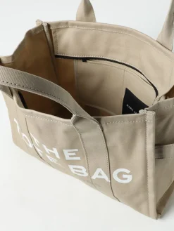 Borsa The Large Tote Bag Marc Jacobs in canvas con logo jacquard