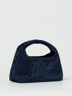 Borsa The Sack Bag Marc Jacobs in denim con strass all over