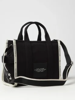 Borsa The Tote Bag Marc Jacobs in canvas con logo ricamato