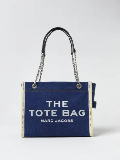 Borsa The Tote Bag Medium Marc Jacobs in denim di cotone