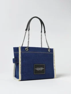 Borsa The Tote Bag Medium Marc Jacobs in denim di cotone
