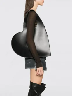 Borsa tote Heart Coperni in pelle liscia