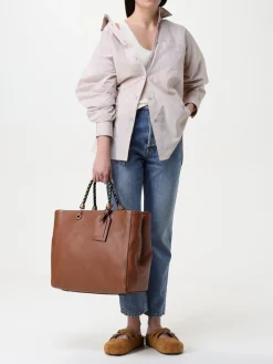 Borsa tote in pelle Moschino Couture