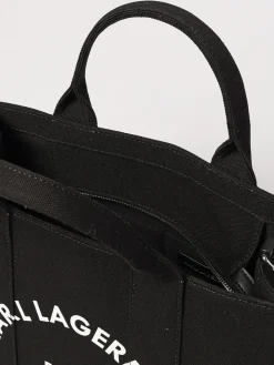 Borsa tote Karl Lagerfeld in canvas di cotone riciclato