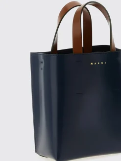 Borsa Tote Museo Mini in pelle di vitello Marni