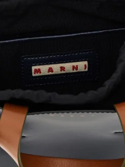 Borsa Tote Museo Mini in pelle di vitello Marni