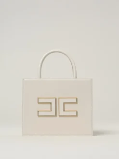 Borsa Tote piccola con logo Elisabetta Franchi