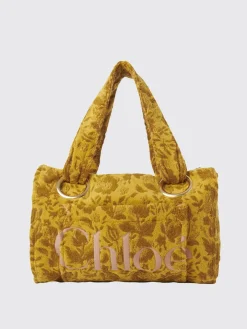 Borsa Tote Plage Chloé in spugna di cotone jacquard