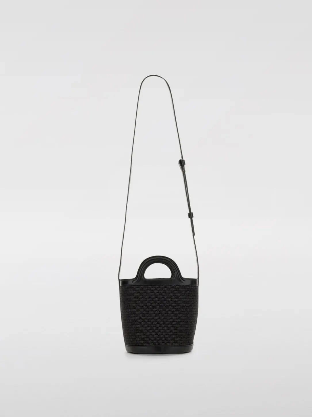 Borsa Tropicalia Marni in rafia e pelle